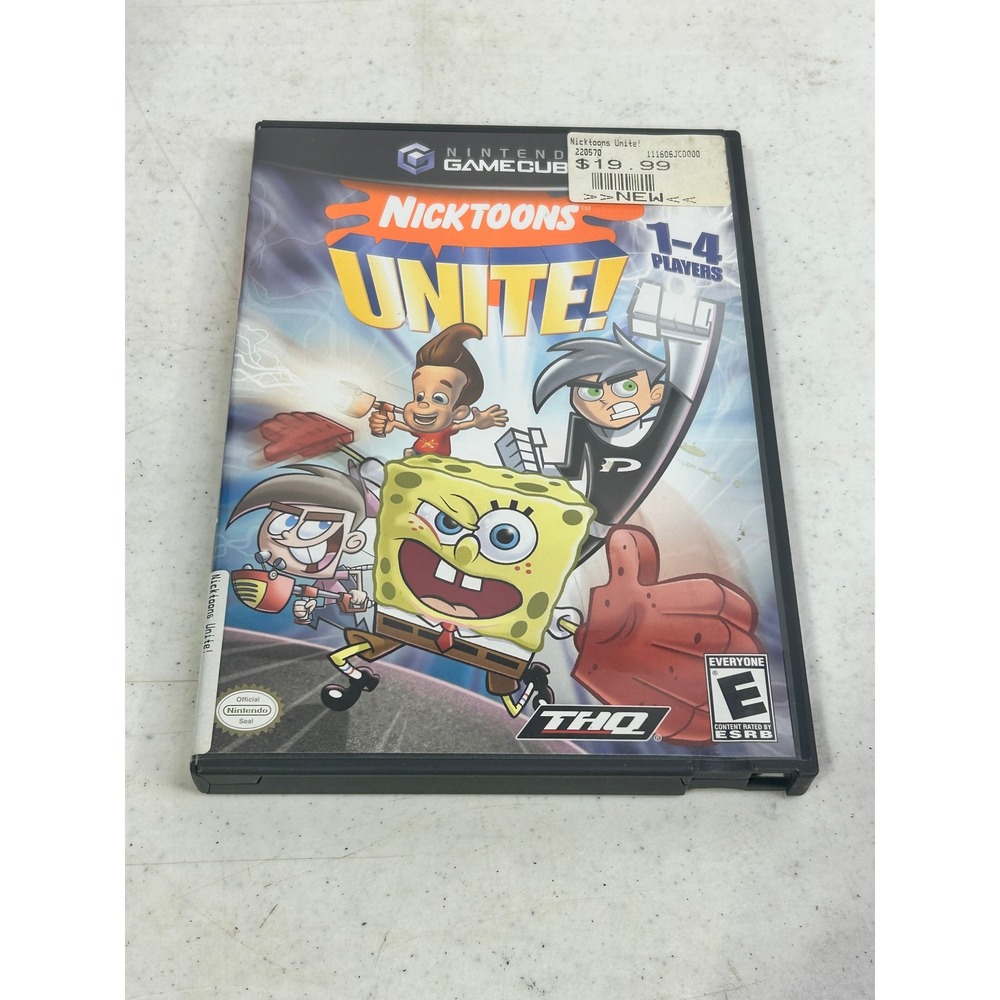 Nicktoons Unite Nintendo GameCube SpongeBob Danny Phantom CIB Complete GS-167